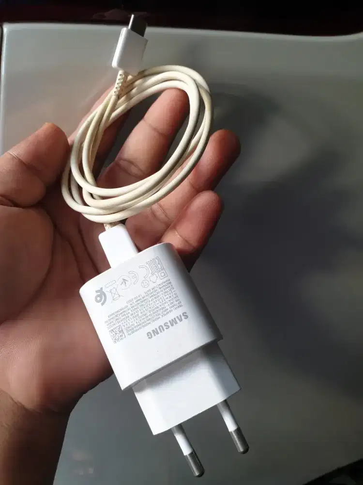 Charger ori samsung 25 watt c to c