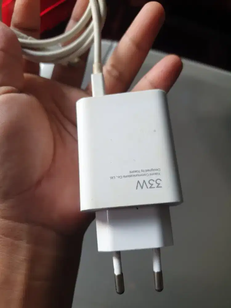 Charger ori bawaan note 10 pro 33 watt