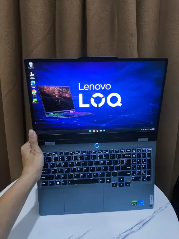 GARANSI RESMI !!! LENOVO LOQ Mulus Like New Fullset Siap Gaming
