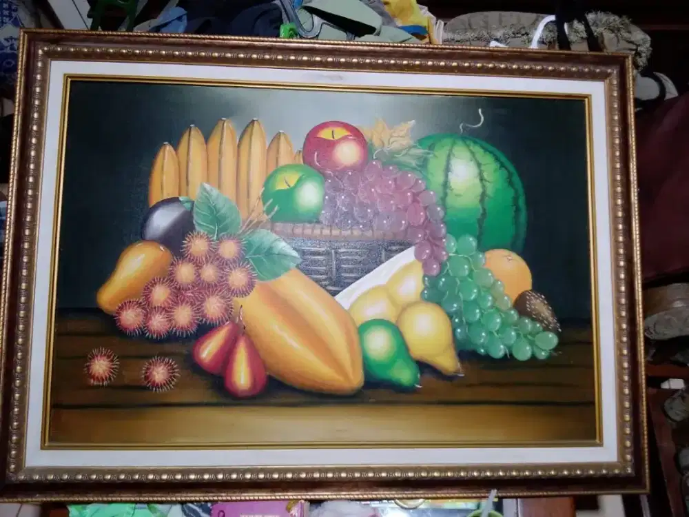 Lukisan tangan + bingkai