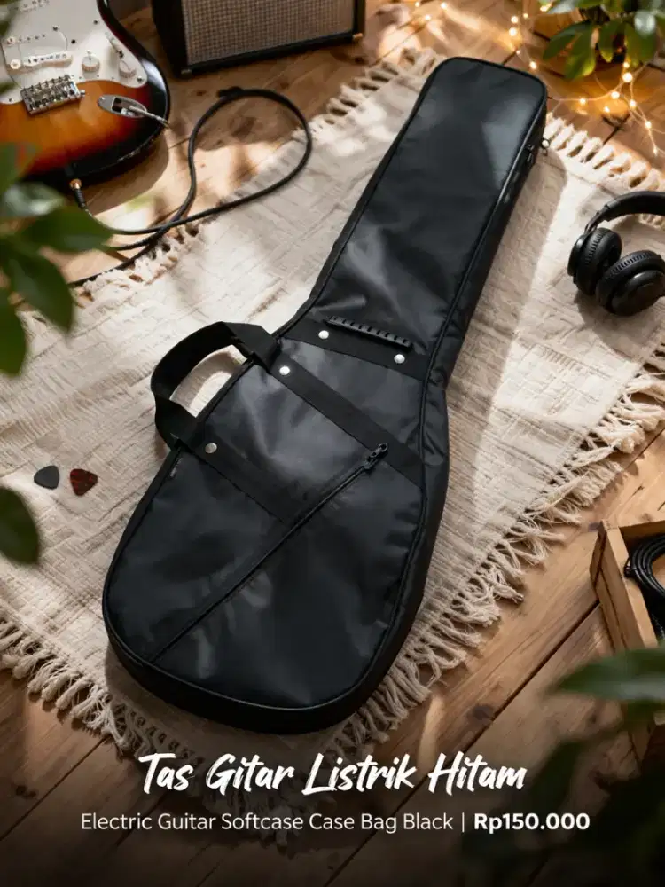 Tas Gitar Listrik Elektrik Guitar Softcase Electric Bag