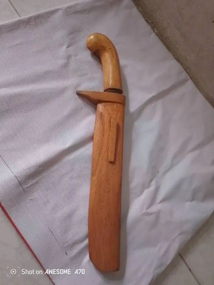 Koleksi Golok coklat Polos Antik