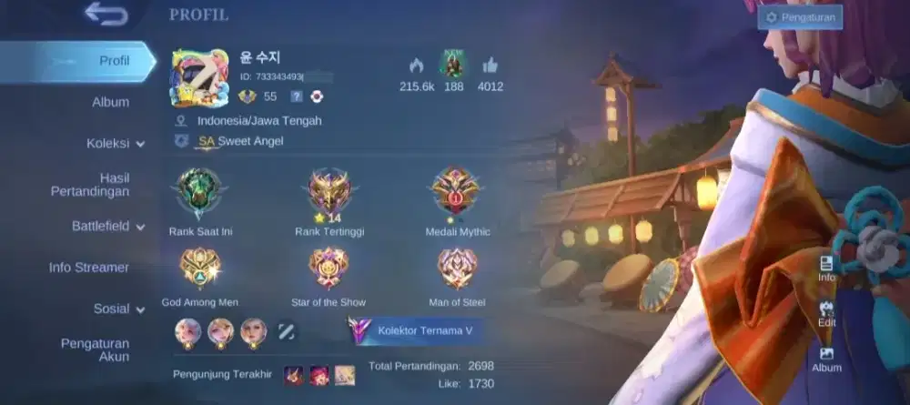 JUAL AKUN MOBILE LEGENDS