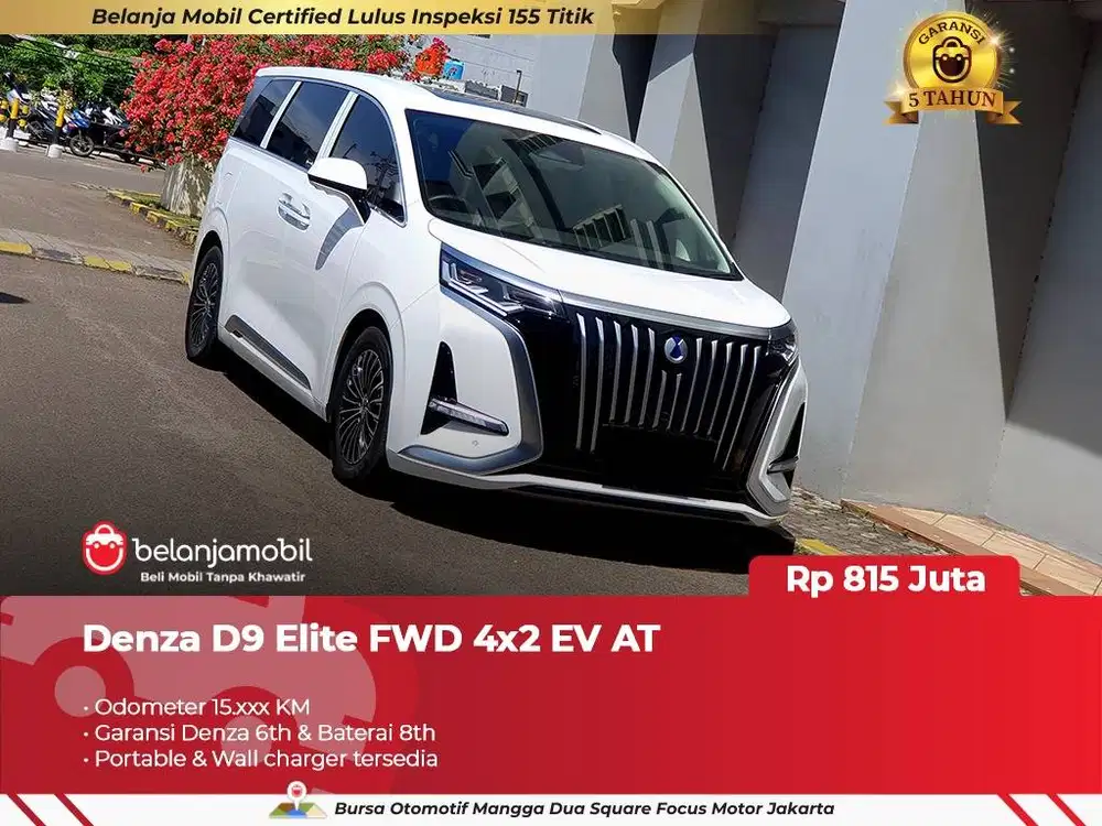 [ BERGARANSI ] Denza D9 D 9 Elite FWD 4x2 EV AT 2025/2024