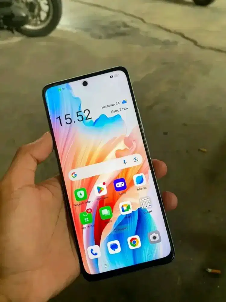 Oppo A58 Nfc ram 6+6/128 gb fullset mulus orian nominus cakep dah