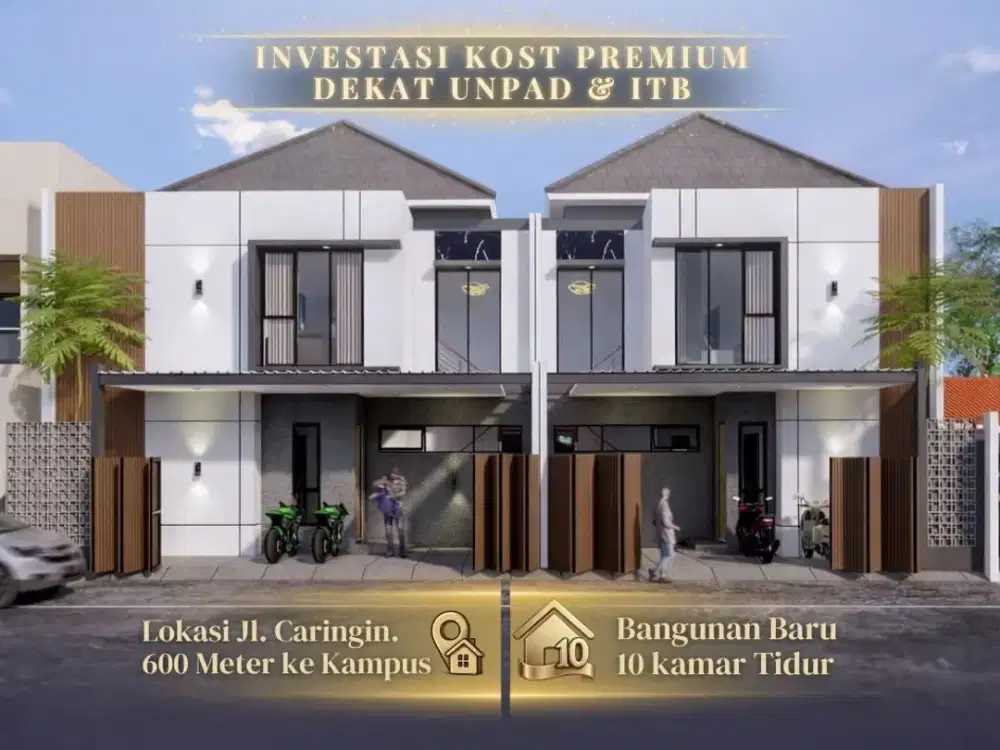 Rukost Modern Jatinangor – 10 Kamar Full Furnished