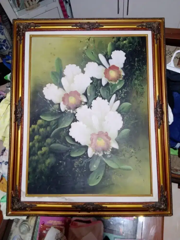 Lukisan tangan + bingkai