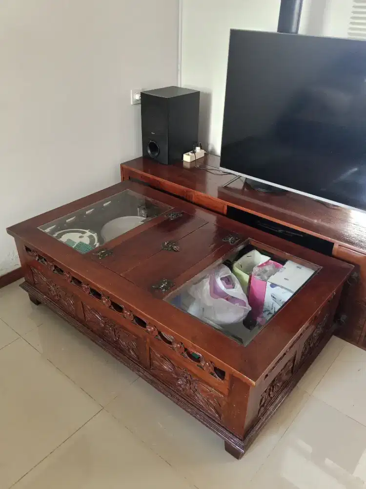 Meja Kayu Jati asli Jepara