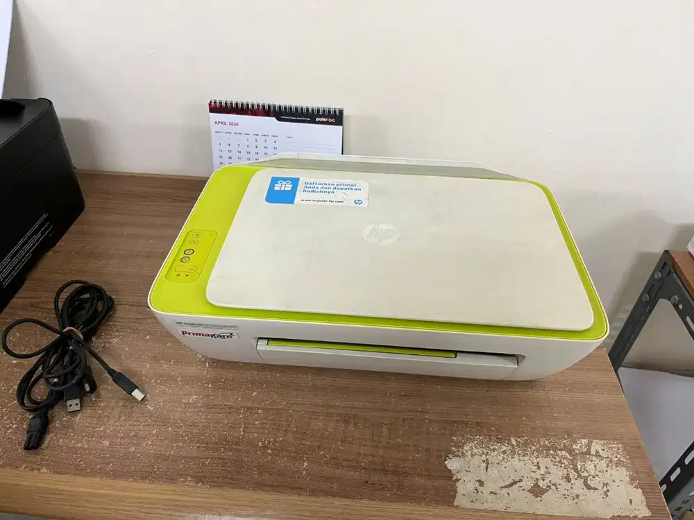 Printer HP bekas lengkap dengan kabel