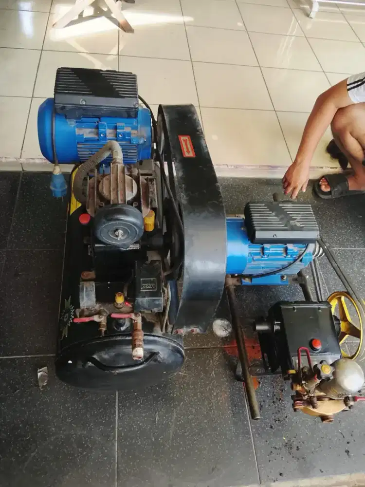 Paket lengkap usaha cuci steam motor hidrolik