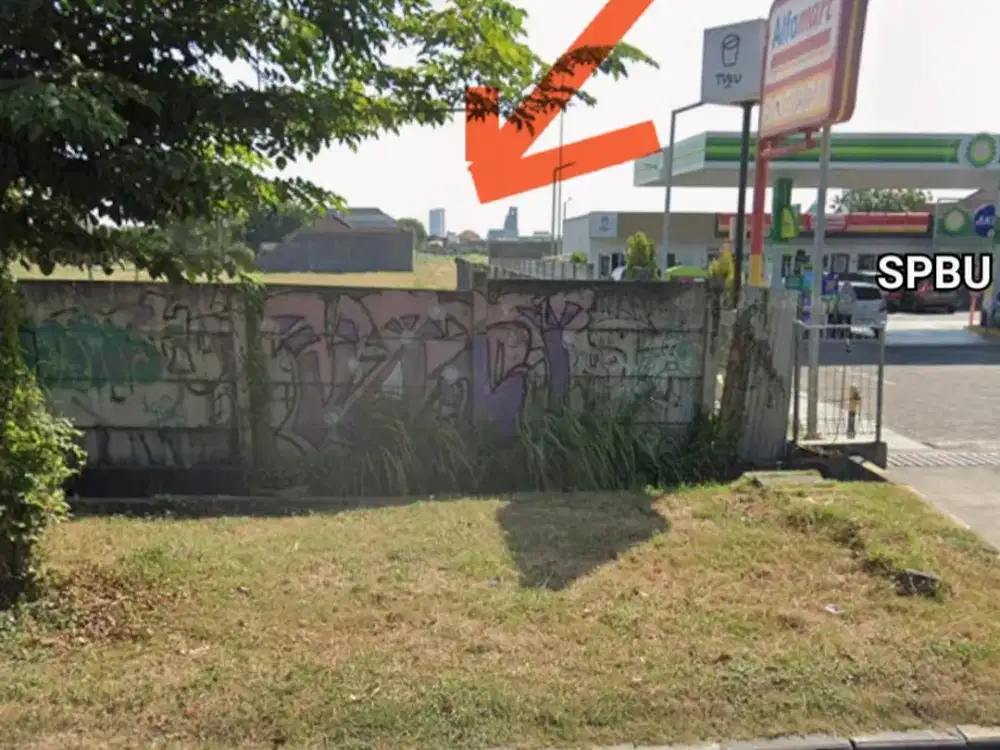 SEWA Tanah Lokasi Premium Nol Raya MERR   Cocok untuk usaha : Resto, Kantor, Minimarket , Cafe dll  Posisi  samping SPBU BP / AKR SURABAYA