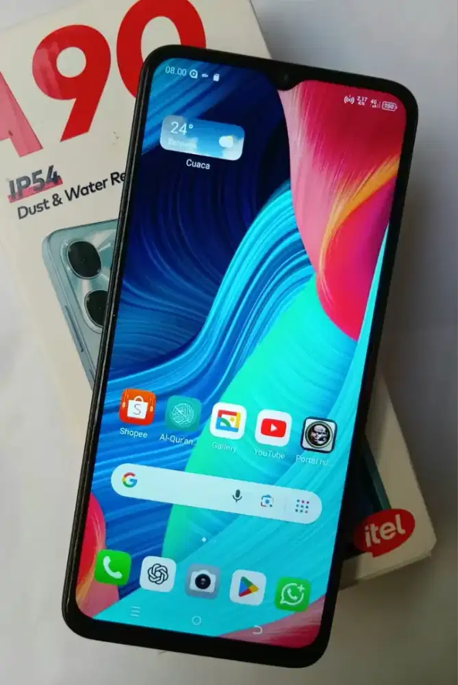 Itel A90 Ram 4+8/64 Baru 2 Bulan (Garansi resminya 2 tahun)
