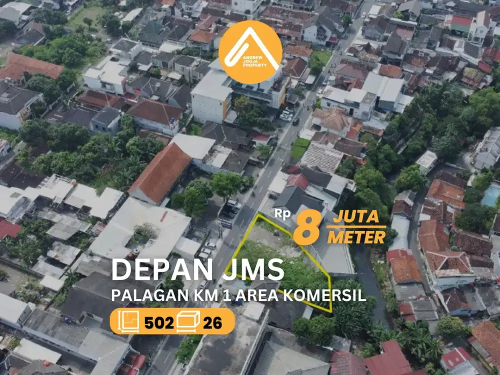 Jual Tanah Lempongsari Jalan Palagan Km 1 Depan JMS