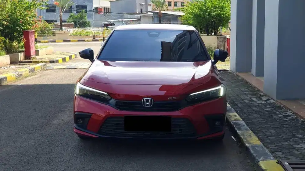 Low km.8rb Honda civic RS 1.5 Turbo cvt Sensing sedan merah 2023