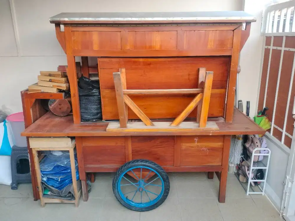 DI JUAL 1SET GEROBAK ANGKRINGAN ( BEKAS )