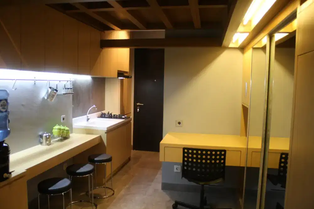 Apartemen 1 BR RIVER VIEW konsep Mezanine