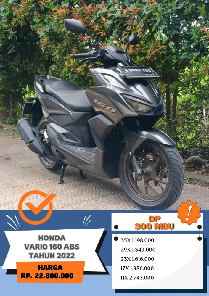 Km 300 Rb!! HONDA VARIO 160 ABS TAHUN 2022