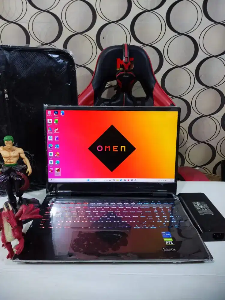 Laptop Gaming & Design HP Omen 15 VGA Nvidia RTX Siap COD Jabodetabek