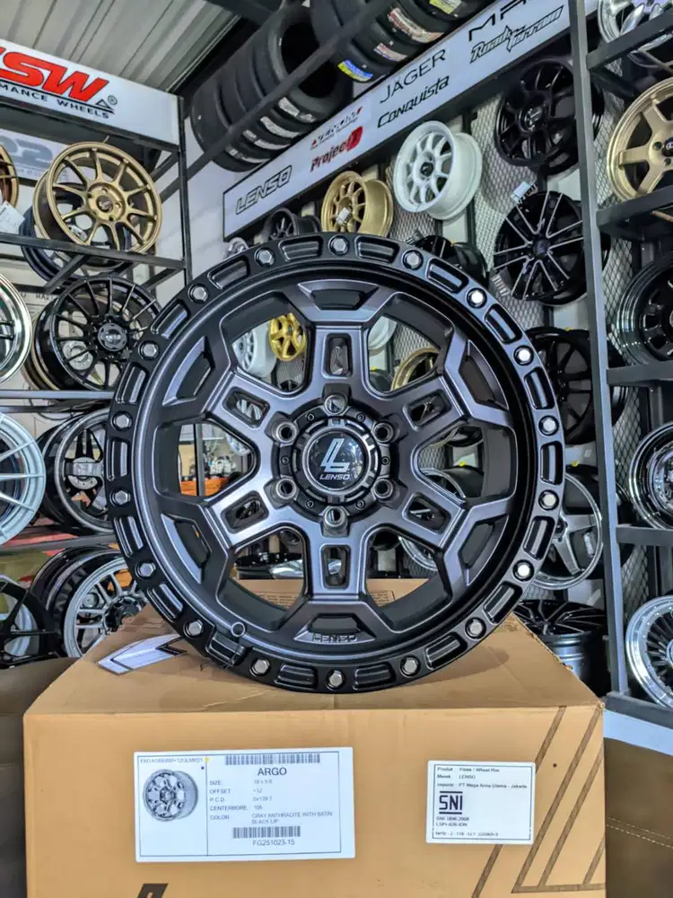 Velg Lenso Ori Thailand - Argo R18 Pcd 6X139,7 lbr 9 et 12