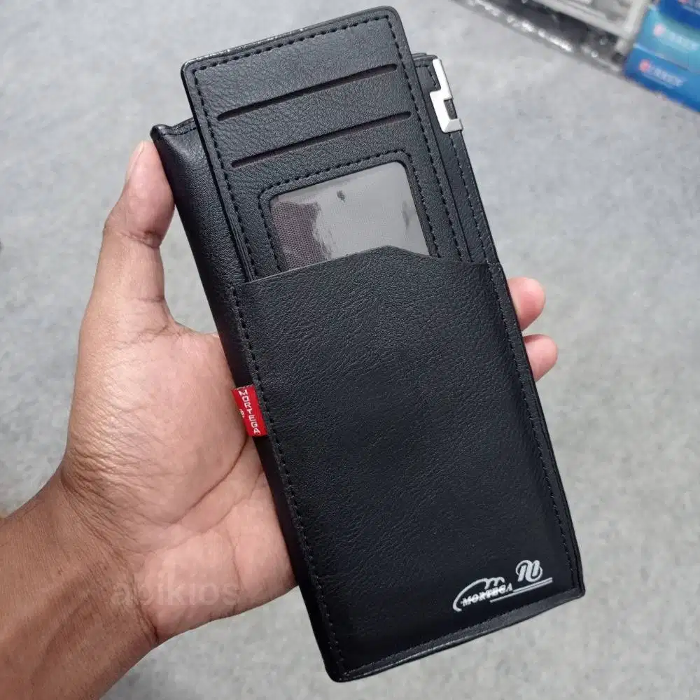 Dompet Panjang Pria Vertical Long Wallet Kulit Pu Premium High FD003
