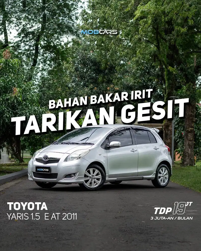 TOYOTA YARIS 1.5 E AT 2011 SILVER MATIC