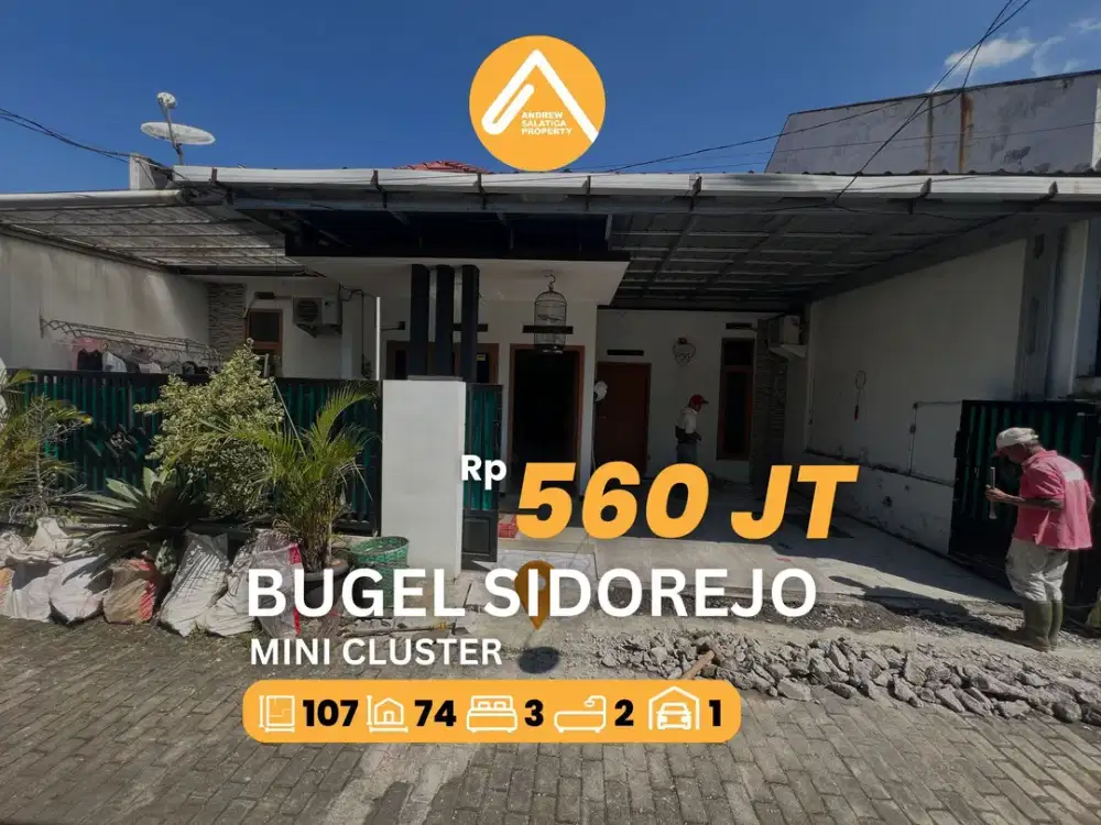 Jual Rumah Bugel Sidorejo Salatiga Mini Cluster