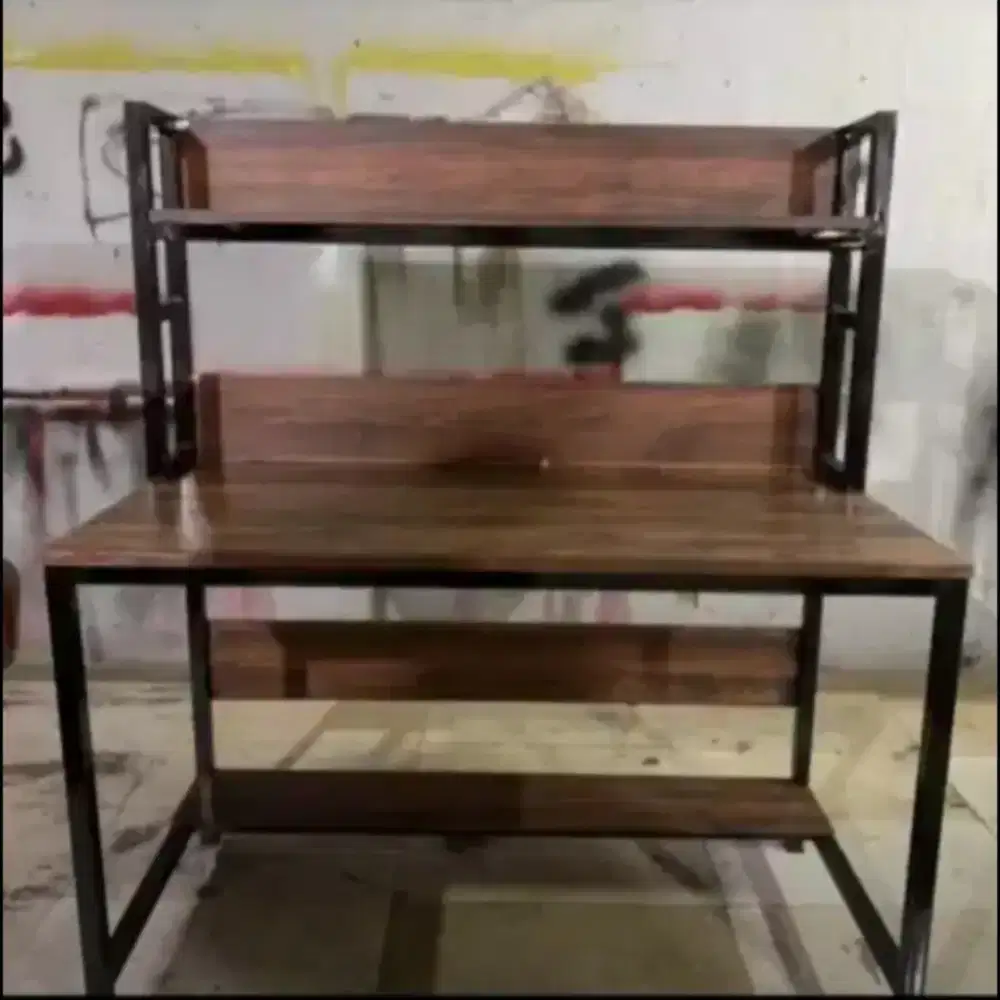 meja belajar+rak multi fungsi