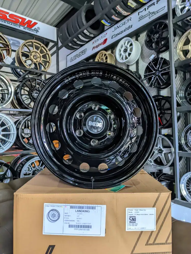 Velg Lenso ori Thailand - Landking r17 PCD 6x139,7 lbr 8,5 et 27