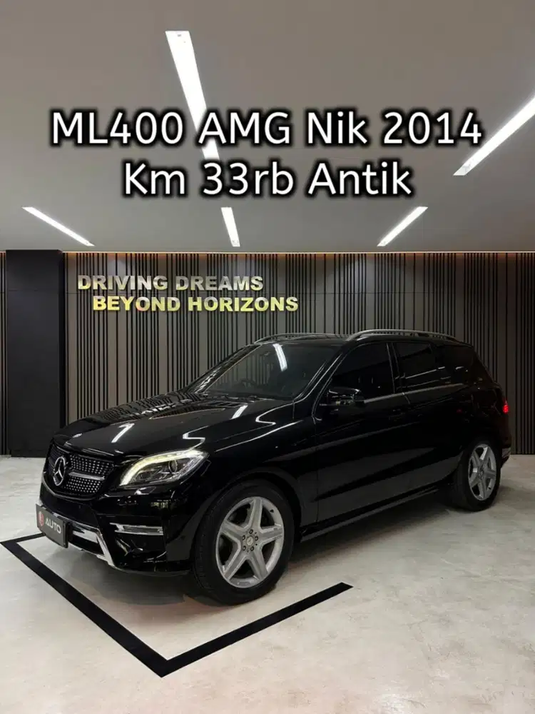 Mercedes Benz ML400 AT 2015 Hitam Mercy Km33rb Nik 2014