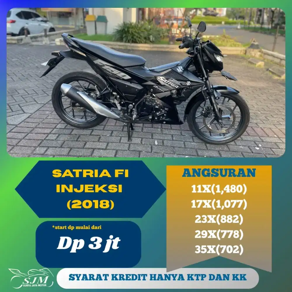 SUZUKI SATRIA FU FI 2018 MESIN HALUS