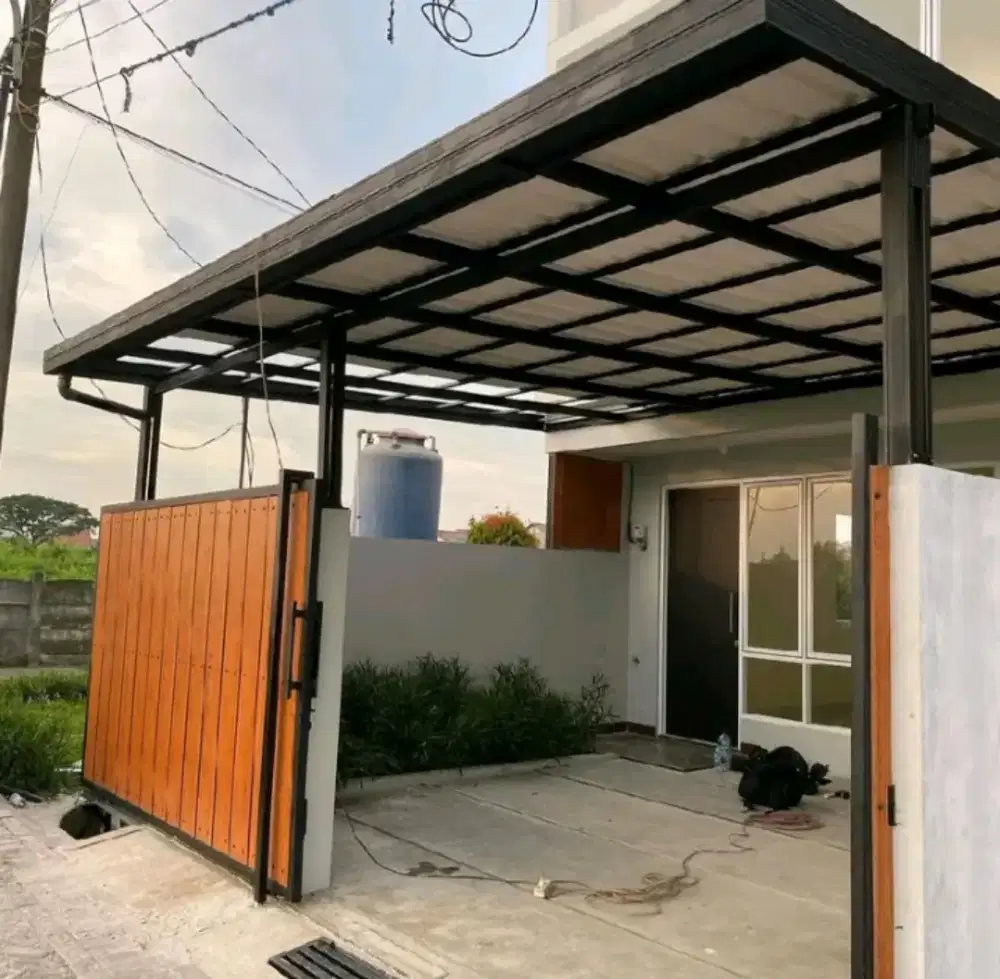 Kanopi baja ringan garasi kendaraan iyup iyupan