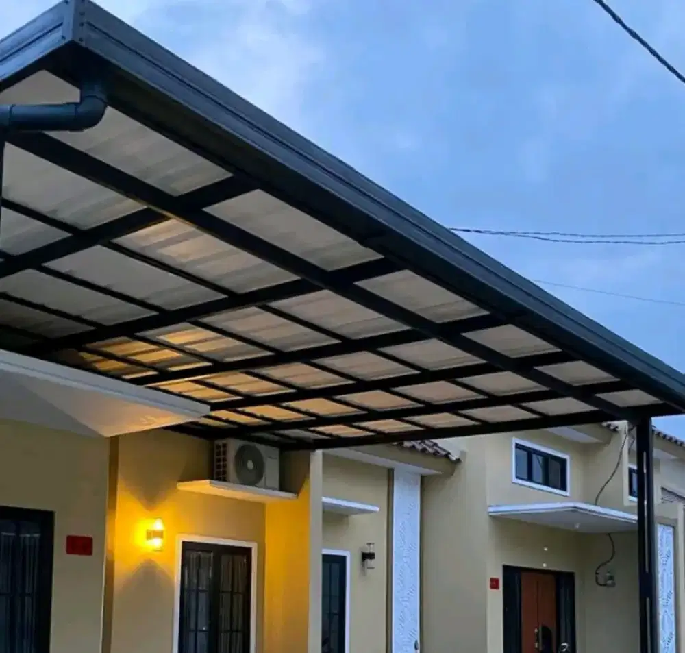 Kanopi baja ringan terpasang bahan + tukang