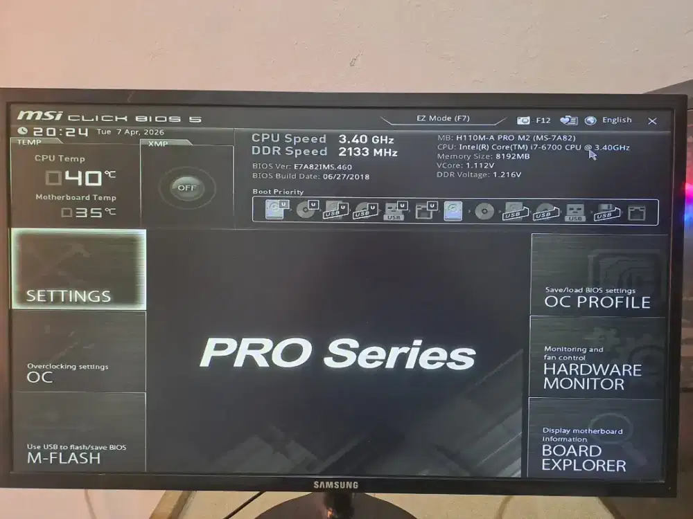 PC MSI gaming intelcore i7 6700 nvidia gtx 1050ti