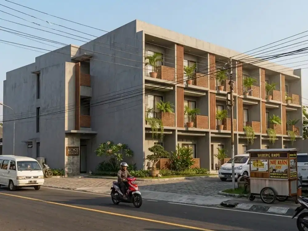 Kos 1 Man Kota Malang Bonus Furnished Poros Jalan, Dekat Kampus UB