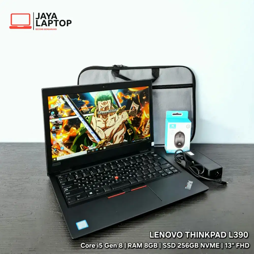 Lenovo Thinkpad L390 i5 Gen 8 RAM 8GB SSD 256GB Laptop Second Bekas