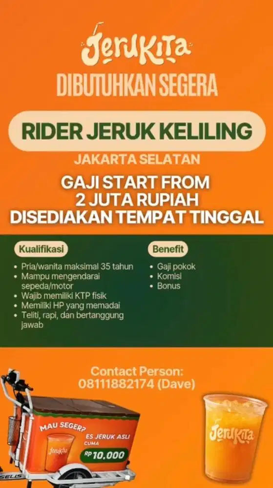 Jerukita Sedang Mencari Es Jeruk