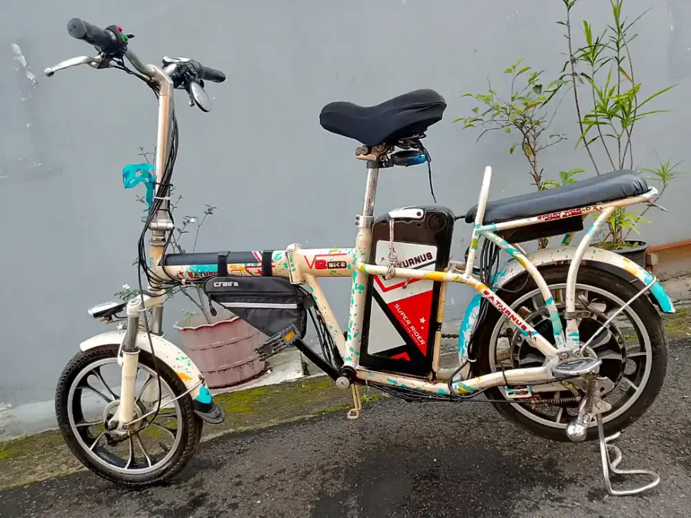 Sepeda lipat listrik 36 volt