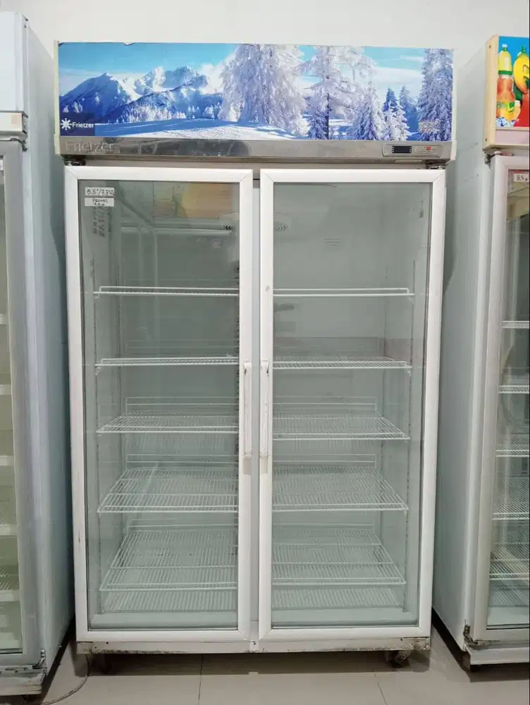 promo showcase bekas murah merk fietser 1000L normal mulus