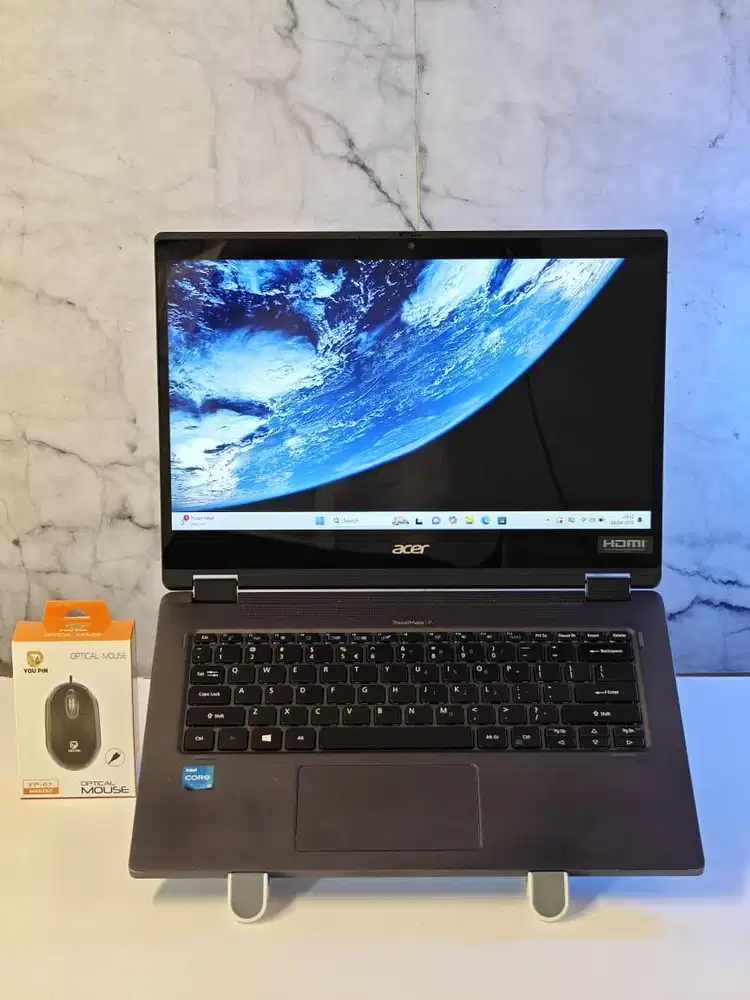 Laptop Bisnis Tipis Flip 360 Touchscreen i3 RAM 8GB SSD Free Ongkir
