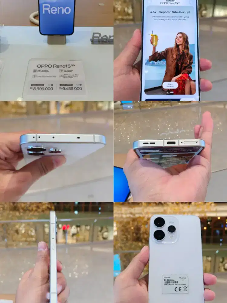 OPPO RENO 15 5G - KAMERA PRO ,desain mewah ,Hasil foto tajem