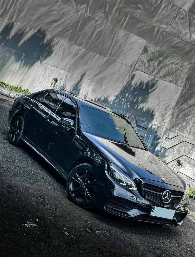 Mercedes Benz E250 Avantgarde 2014 Facelift Hitam Black 2013 2015