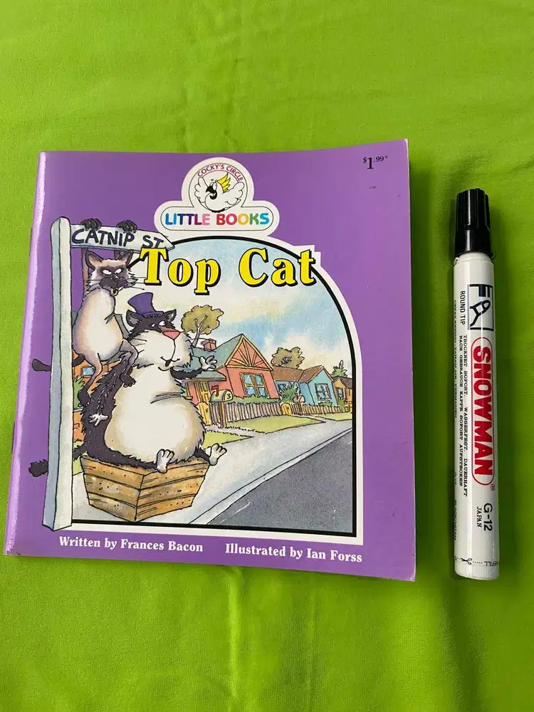 TOP CAT - BUKU ANAK BAHASA INGGRIS - LITTLE BOOKS – PRELOVED LIKE NEW