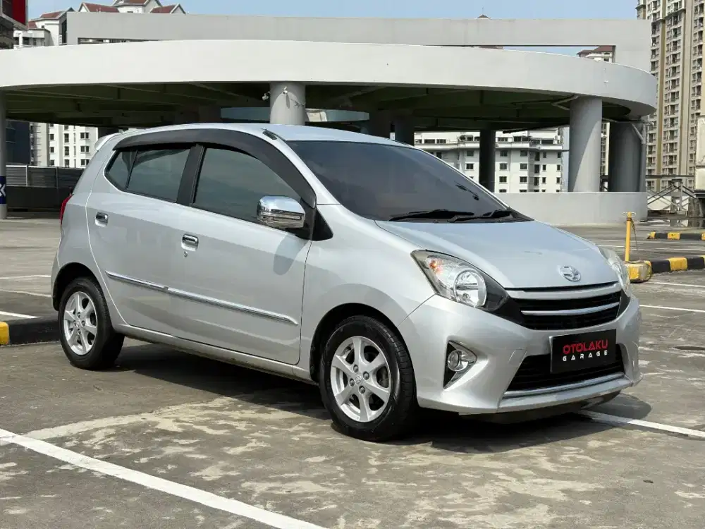 [ DP 18JT 59x 2,3 ] TOYOTA AGYA G AT SILVER BERGARANSI 1TH ISTIMEWA