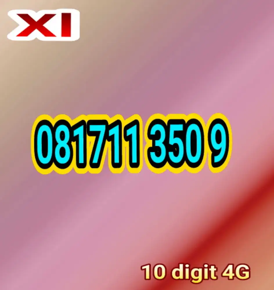 XL 10 digit rapi menarik