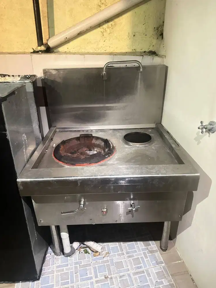 GAS KWALI RANGE 1 BURNER - MED PRESSURE MERK SUN EAST  TYPE: SE-BKM-KR