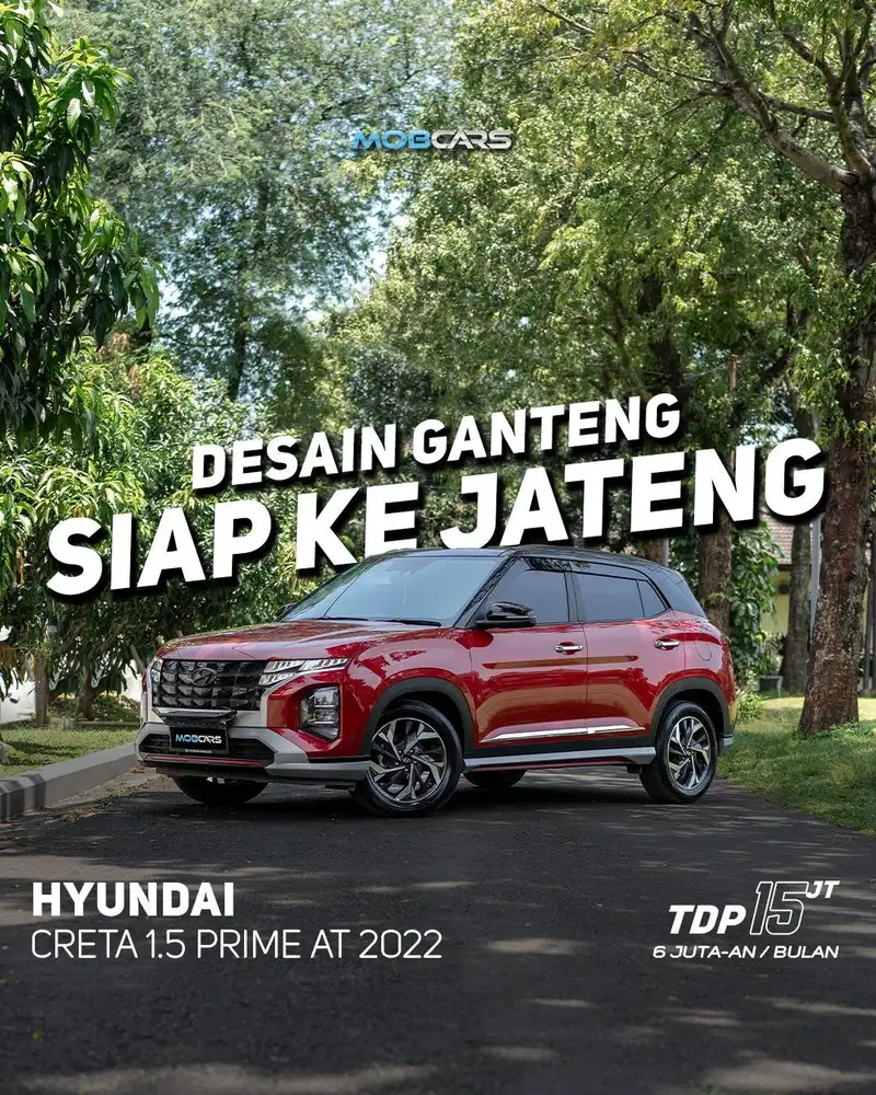 HYUNDAI CRETA PRIME 1.5 AT 2022 MATIC MERAH
