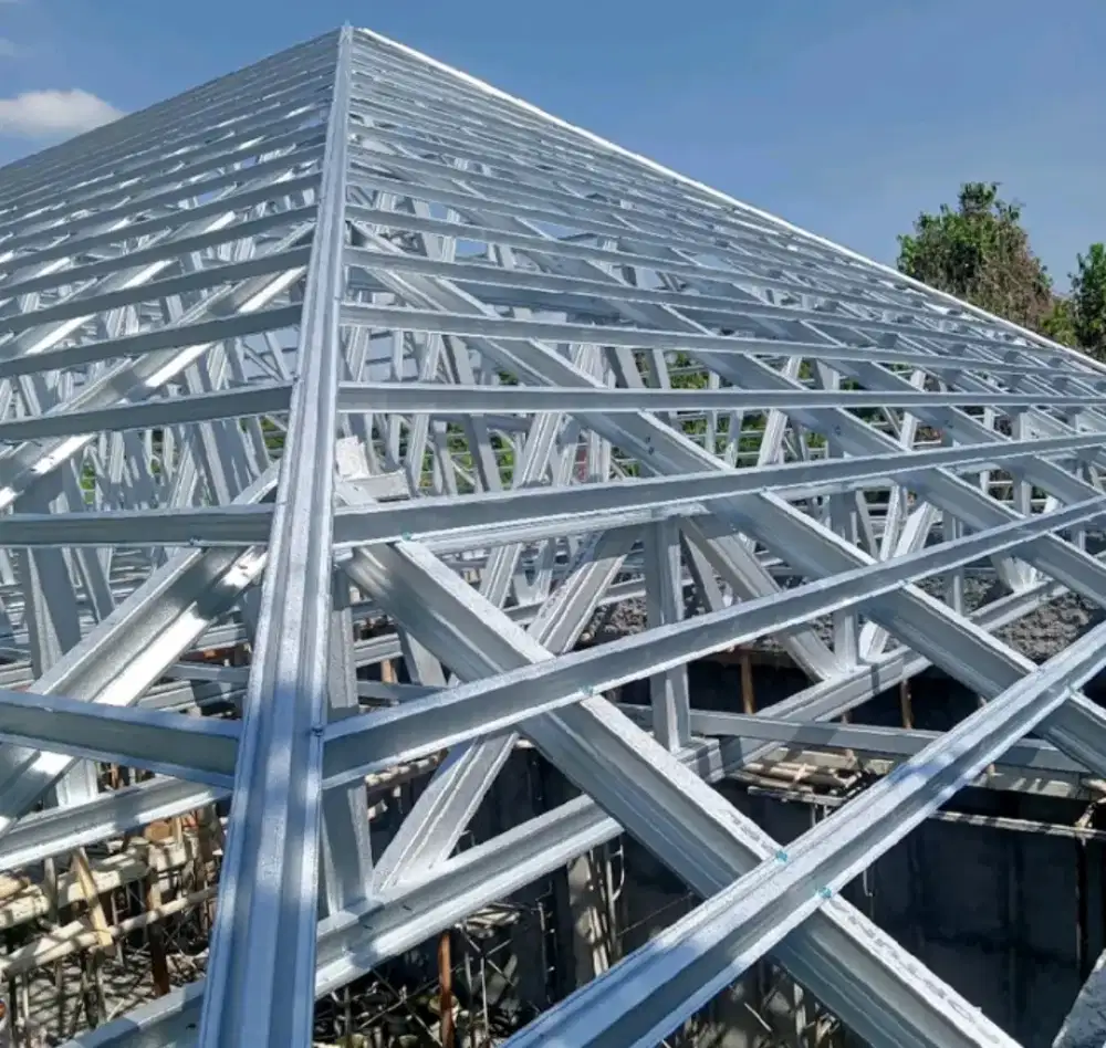 Renovasi atap lama ganti baja ringan murah rapi cepat dan bergaransi