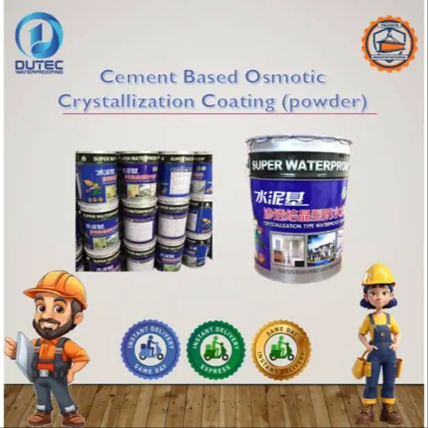 Dutec Cement Based Osmotic Crystallization Waterproofing Powder 25kg |