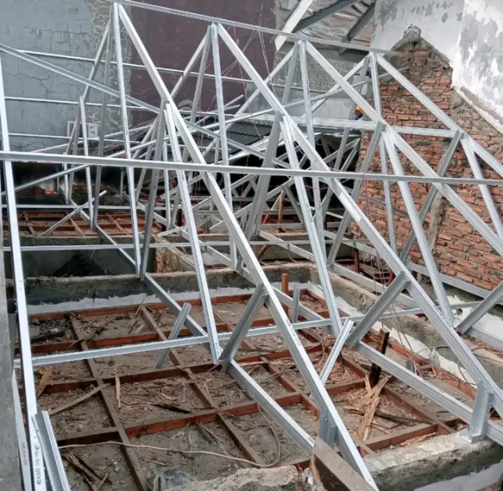 *RENOVASI ATAP LAMA GANTI BAJA RINGAN MURAH DAN BERGARANSI,CEPAT+RAPI*