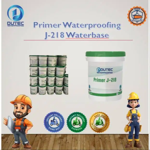 Dutec Primer Waterproofing J-218 Waterbase 20kg | Cat Dasar Dak Beton